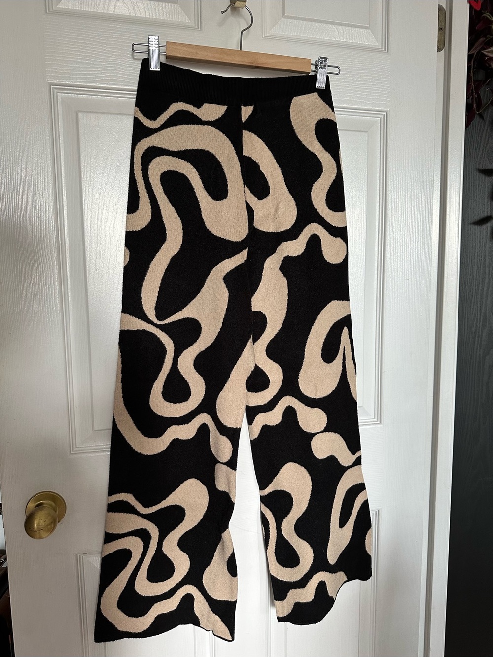 Knit Wide-Leg Pants